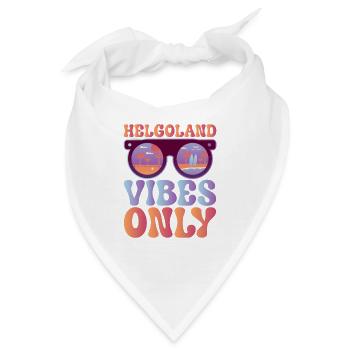 Gute Stimmung auf Helgoland - Bandana - Weiß - Vorne