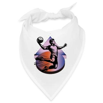 Handball Handballer - Bandana - Weiß - Vorne