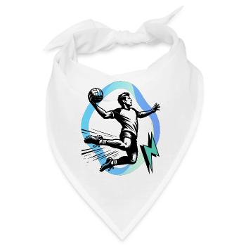 Handball Handballer - Bandana - Weiß - Vorne