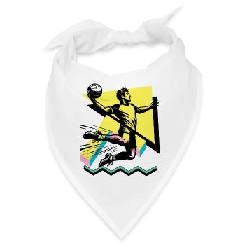 Handball Handballer - Bandana - Weiß - Vorne