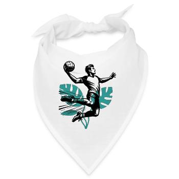 Handball Handballer - Bandana - Weiß - Vorne