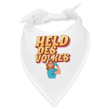 Held des Volkes - Bandana - Weiß - Vorne