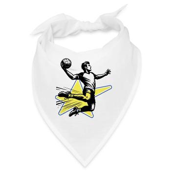 Handball Handballer - Bandana - Weiß - Vorne
