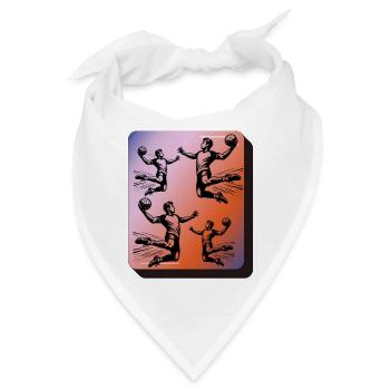 Handball Handballer - Bandana - Weiß - Vorne