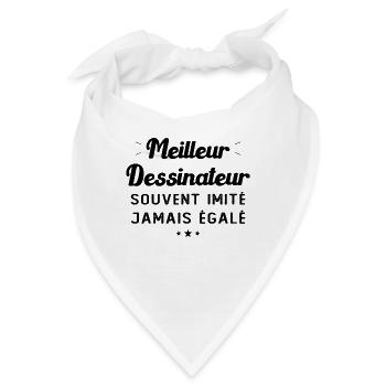 Der beste oft imitierte Cartoonist aller Zeiten - Bandana - Weiß - Vorne