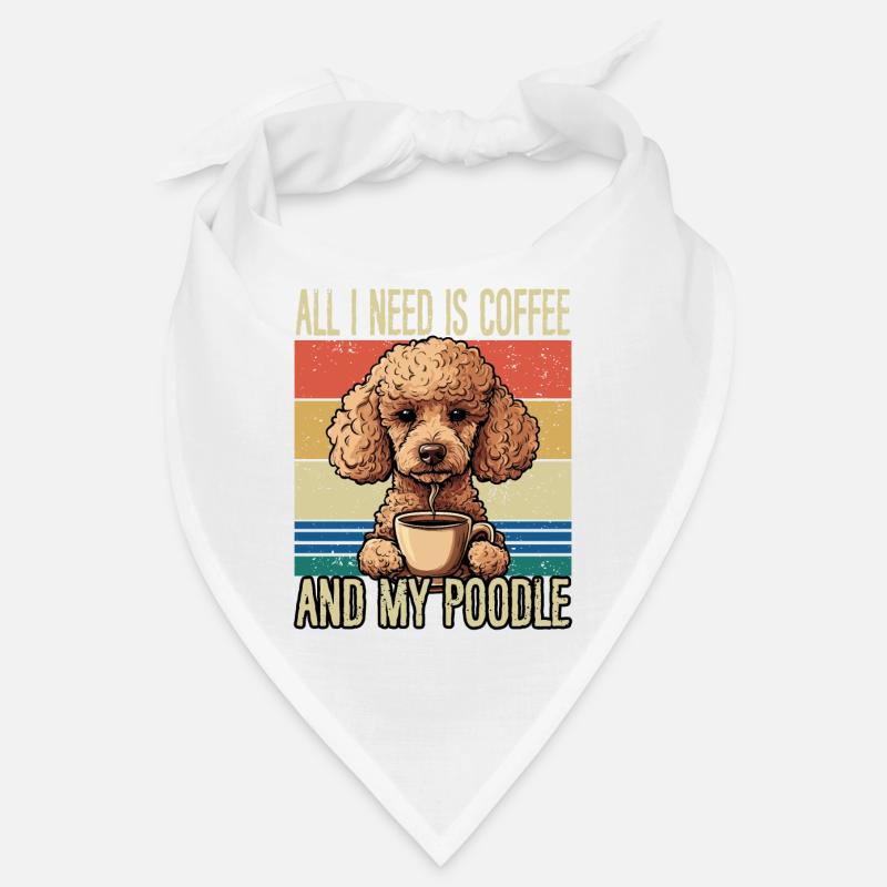 Le café et mon caniche Bandana