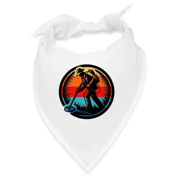 Sondeln Metalldetektor - Bandana - Weiß - Vorne