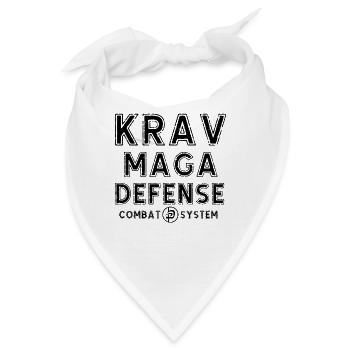 Krav Maga self-defense Fight Sport Kampfsport - Bandana - Weiß - Vorne