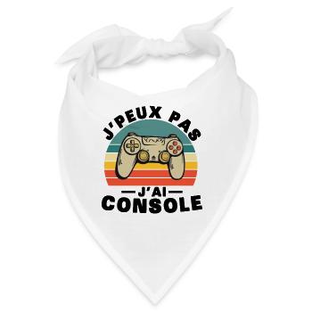 Ich kann nicht trösten, Humor Geschenk - Bandana - Weiß - Vorne