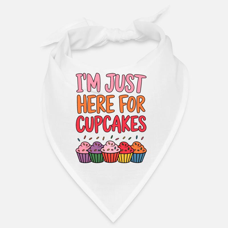 Cupcake Saying Cupcakes Funny Cupcake Gift Bandana