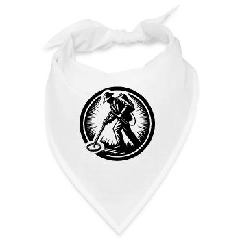Sondeln Metalldetektor - Bandana - Weiß - Vorne
