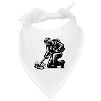 Sondeln Metalldetektor - Bandana - Weiß - Vorne