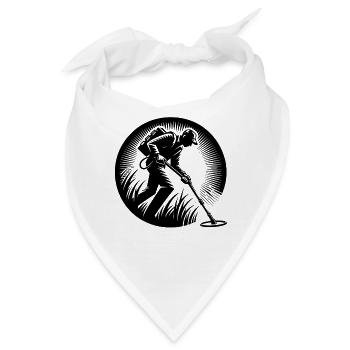 Sondeln Metalldetektor - Bandana - Weiß - Vorne