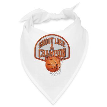 Basketball Shoot like a Champion - Bandana - Weiß - Vorne