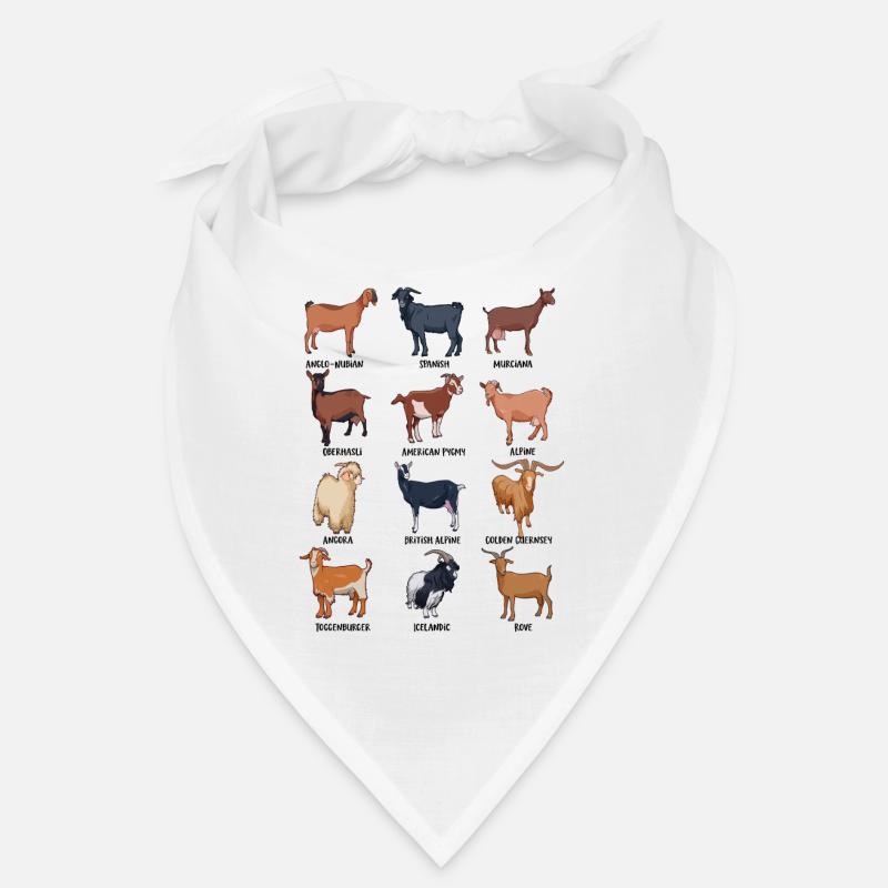 De nombreuses chèvres différentes Bandana