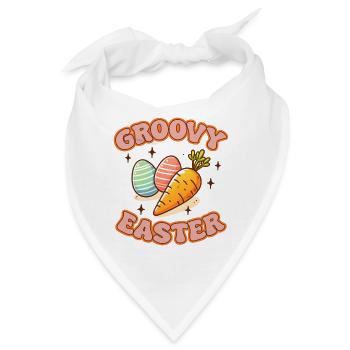 Groovy Easter - Bandana - Weiß - Vorne