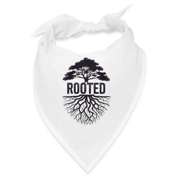 Rooted Tree Baum mit Wurzel Tree with Roots - Bandana - Weiß - Vorne