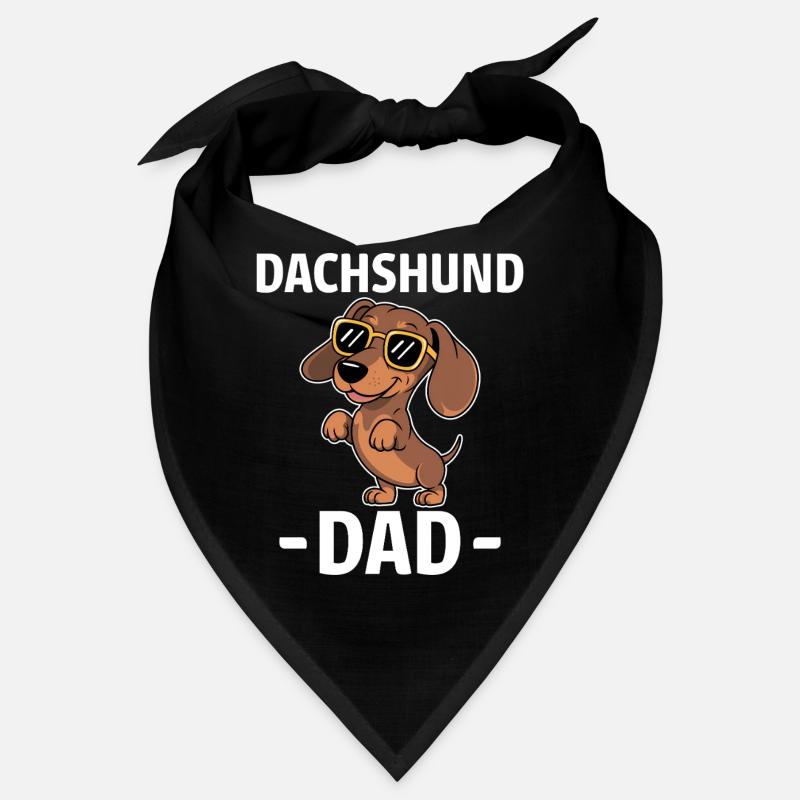 Dackel Spruch Dackel Papa Lustiges Dackel Geschenk Bandana