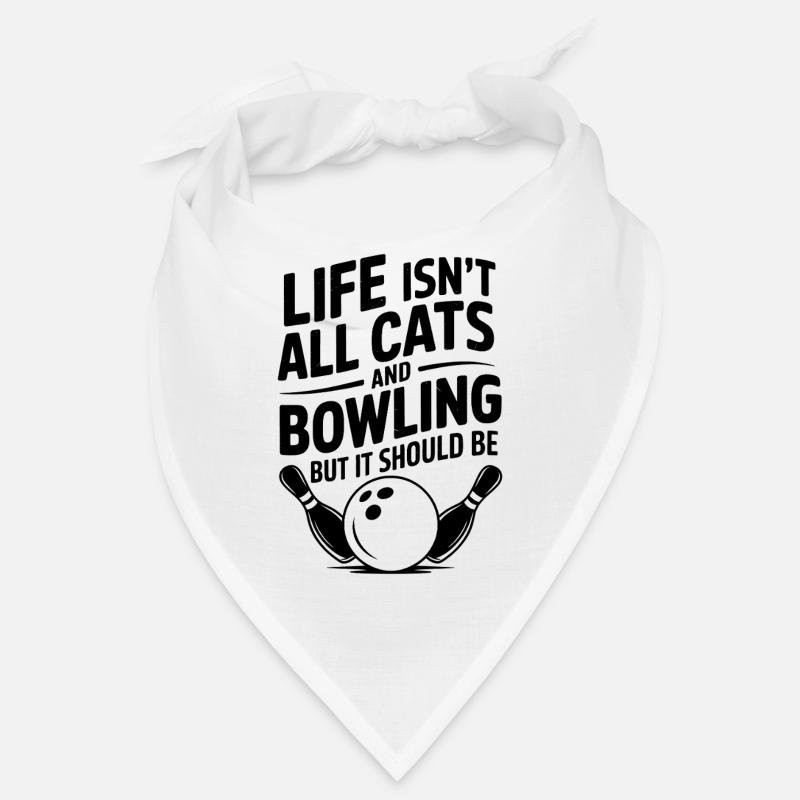 Bowling Dire Chats Drôle Bowling Cadeau Bandana