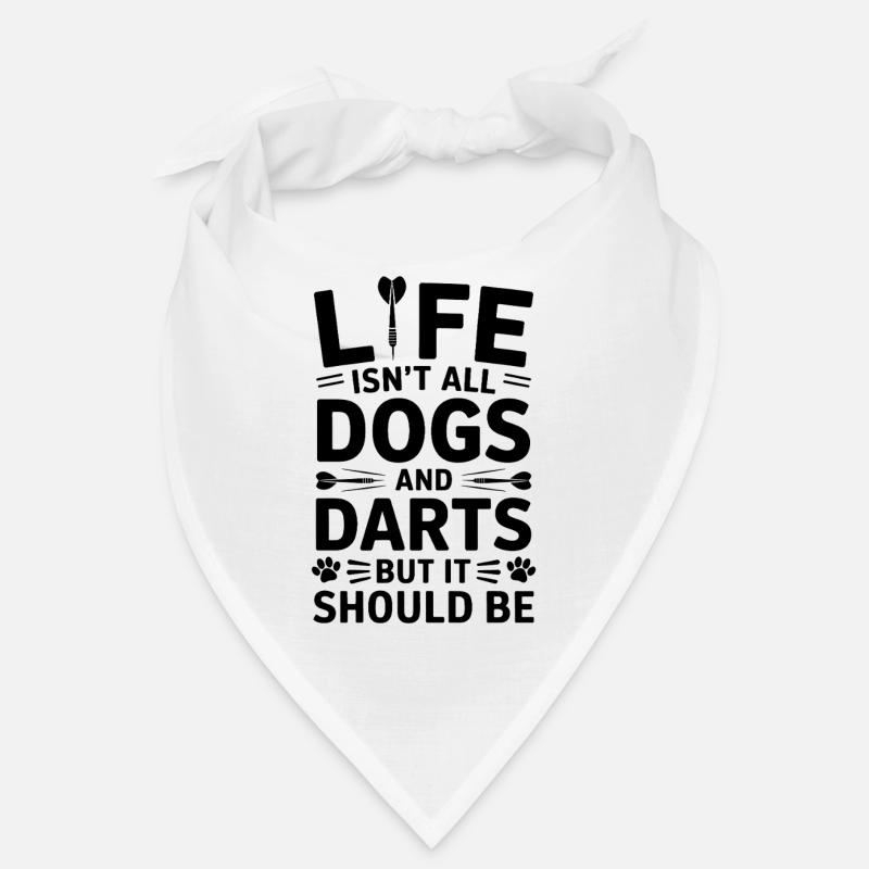 Fléchettes Dire Chien Fléchettes Drôle Fléchettes Cadeau Bandana