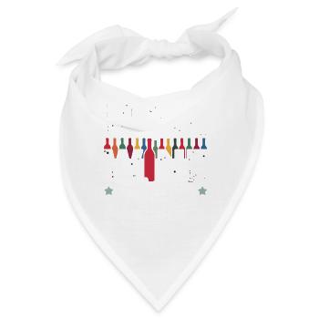 Ich beurteile still deine Weinauswahl – mit Stil! - Bandana - Weiß - Vorne