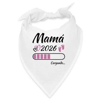Werdende Mutter 2026 Loading - Bandana - Weiß - Vorne