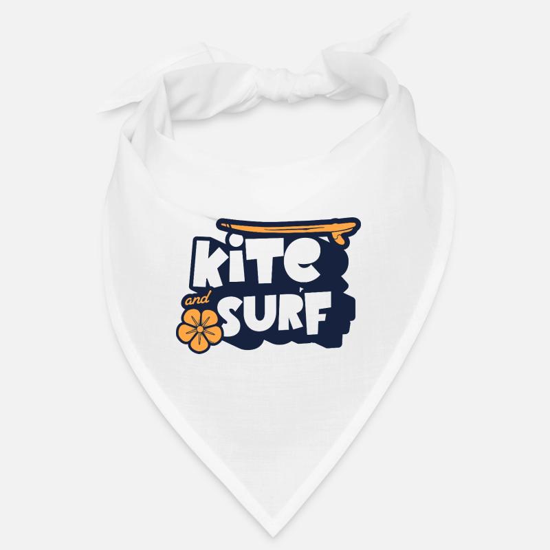 Kitesurfen Kitesurfer Kitebsurf - Bandana - Weiß