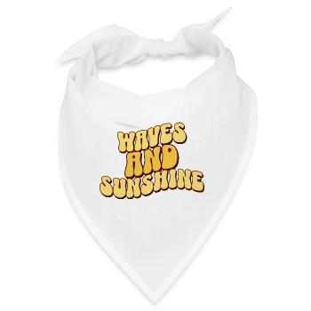 Kitesurf Kitesurfer Kiteboard - Bandana - Weiß - Vorne