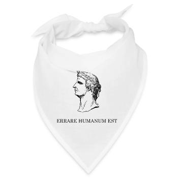 irren ist menschlich schwarz - Bandana - Weiß - Vorne