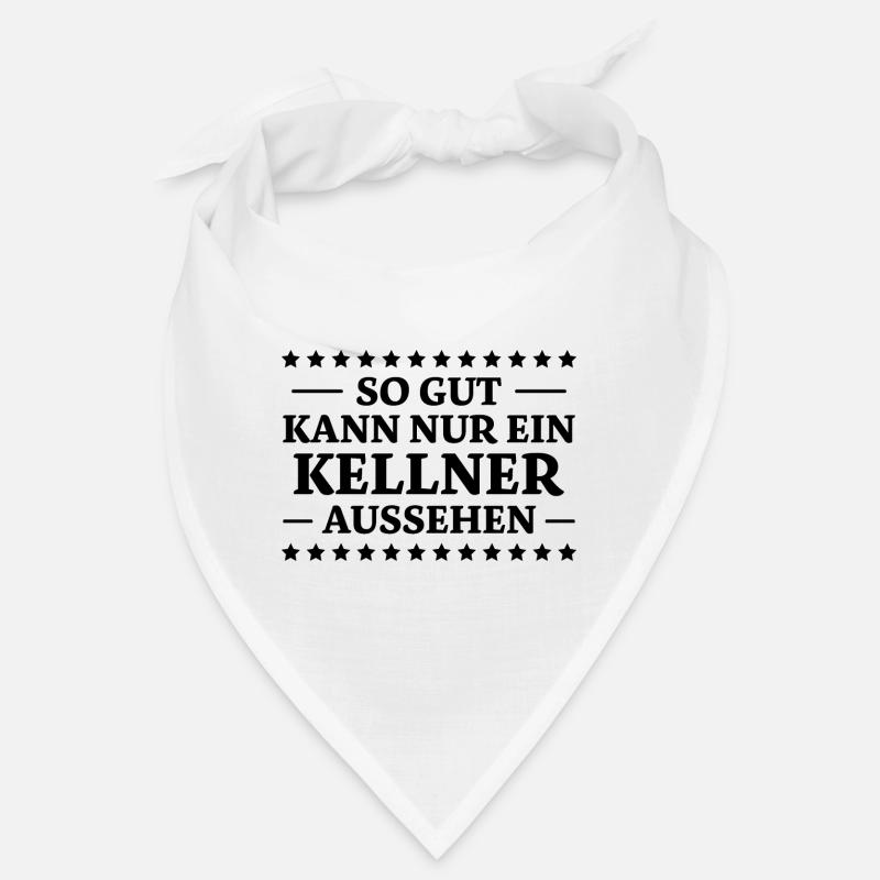 Kellner Spruch Restaurant Lustige Kellner Geschenk Bandana