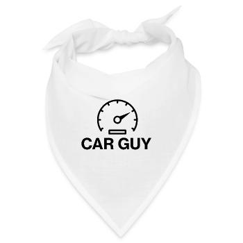 car guy - Bandana - Weiß - Vorne