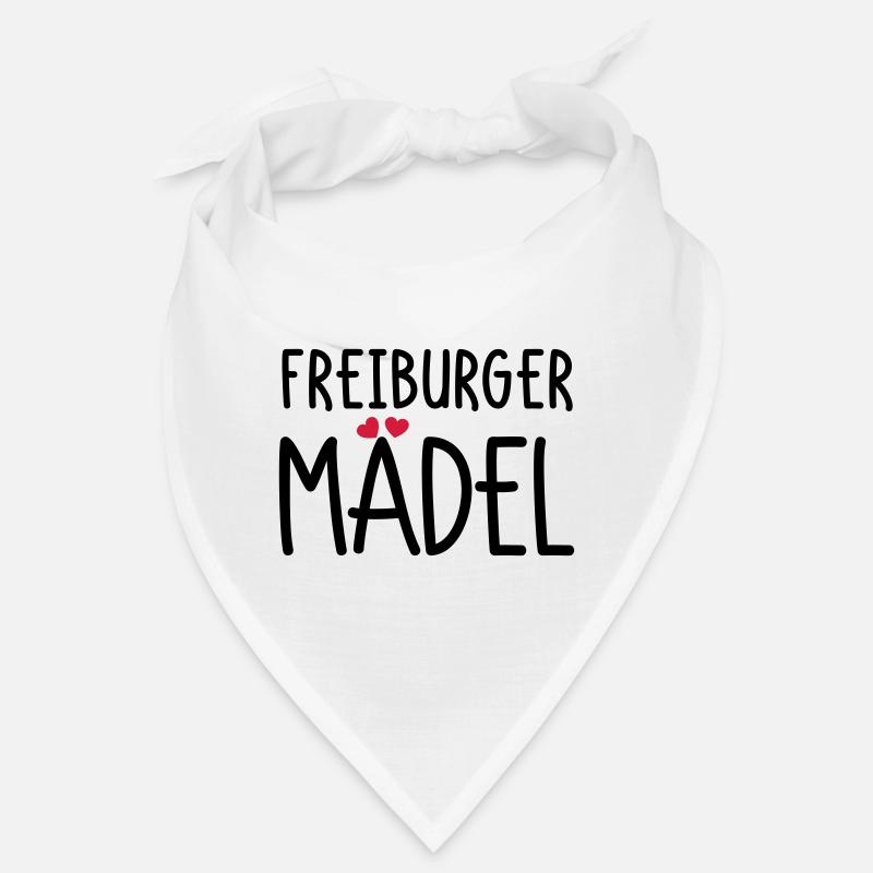 Freiburger Mädel - Bandana - Weiß