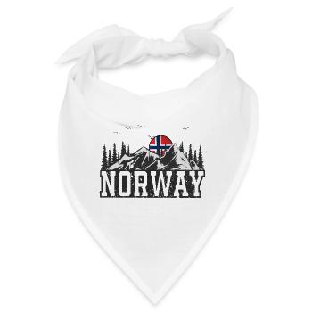 Norwegen - Bandana - Weiß - Vorne