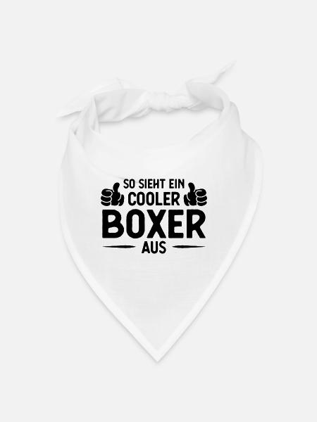 SOHT EIN Kühler Boxer AUS - - Bandana - Weiß - Vorne