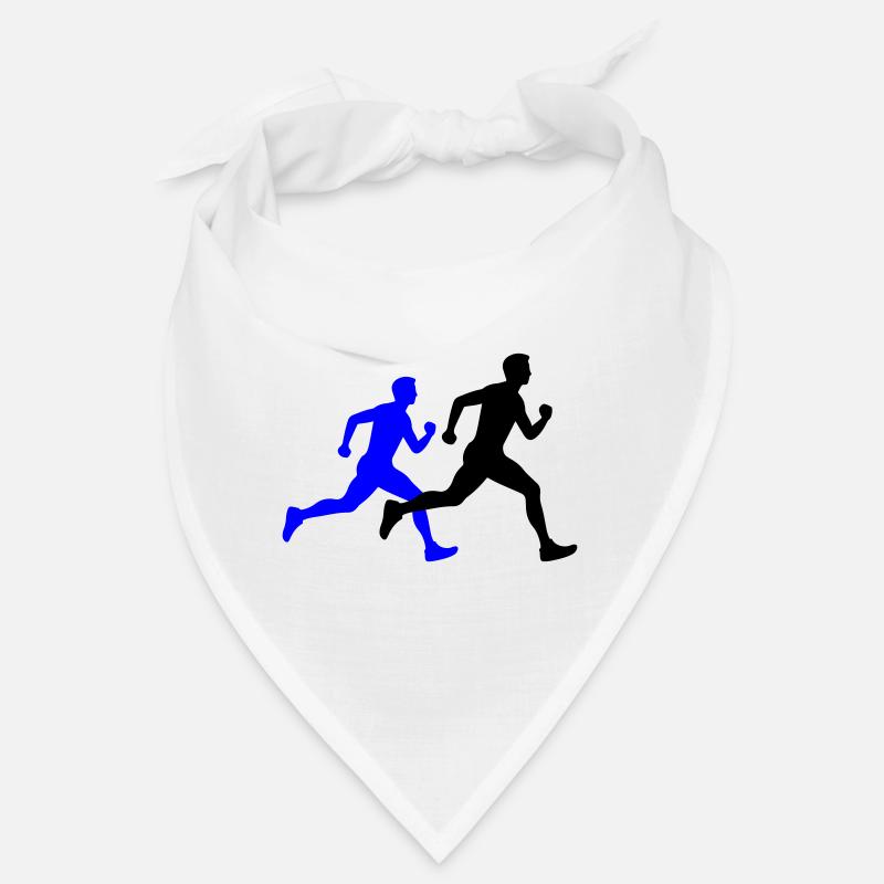 Running Marathon Mann Silhouette Bandana