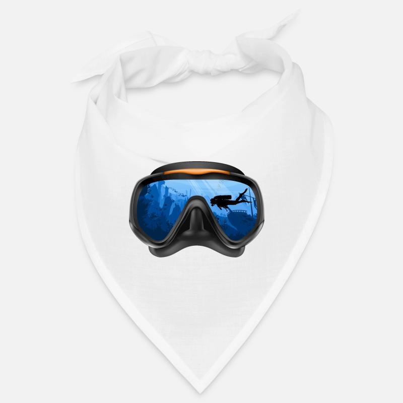 Plongée, Plongeur, Lunettes de plongée Bandana