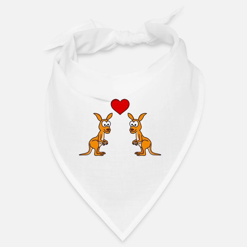 Kangaroo Comic Paar Liebe Bandana