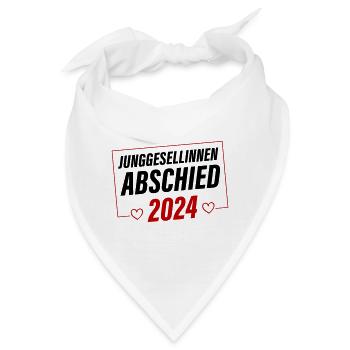 Jga 2024 Junggesellinnenabschied - Bandana - Weiß - Vorne