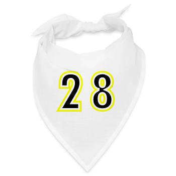 29 Zahl College - Bandana - Weiß - Vorne