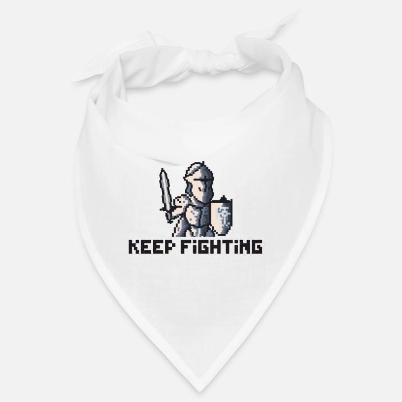 Pixel Art Knight - Keep Fighting Bandana