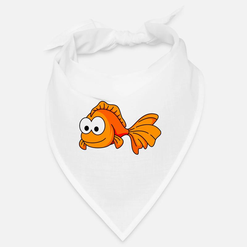 Goldfisch Comic Tier Bandana