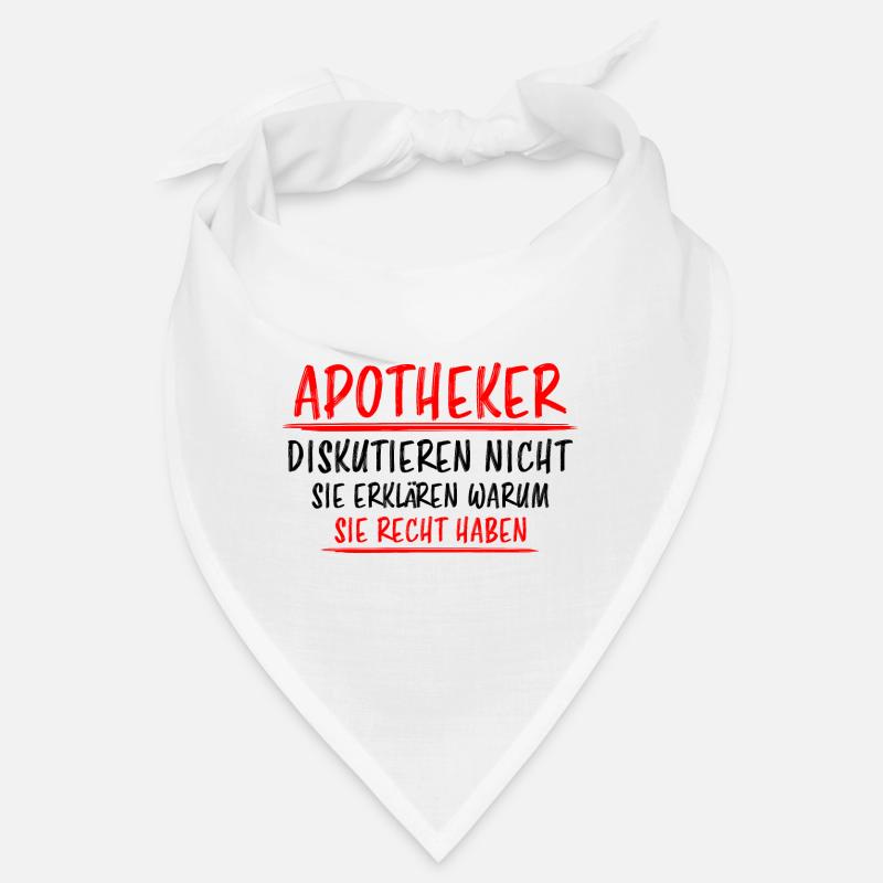 Apotheker Beruf Lustiger Spruch Medizin Geschenk Bandana