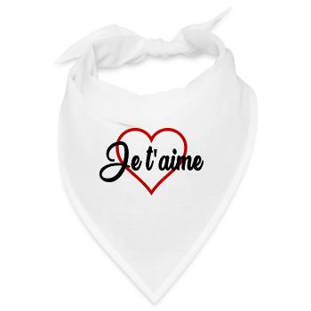 Junggesellinnenabschied. HOCHZEIT. MANNSCHAFT. TEAM MARIEE. ZUKÜNFTIGE BRAUT - Bandana - Weiß - Vorne
