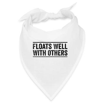 Summer River schwimmt gut mit anderen Float Trip - Bandana - Weiß - Vorne