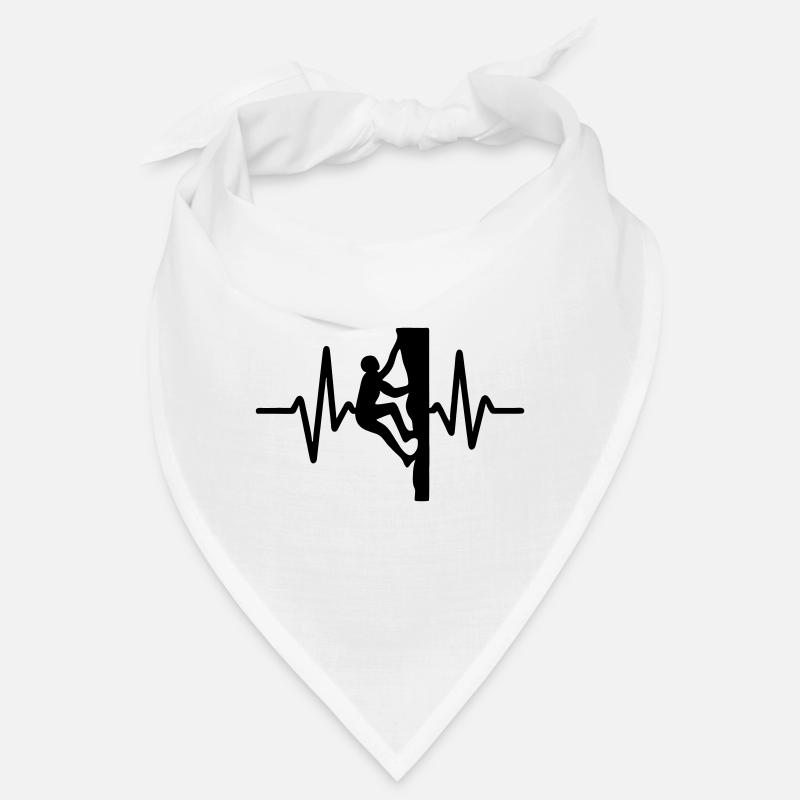 Accélération du rythme cardiaque - Bandana - blanc