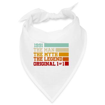 1991 Original 1 von 1 Legend - Bandana - Weiß - Vorne