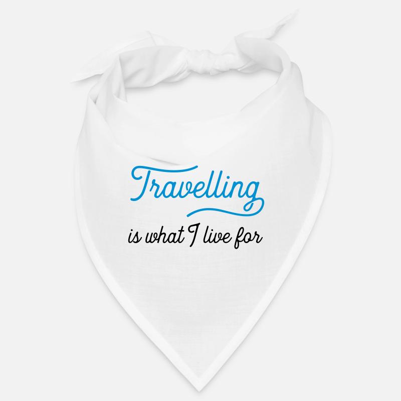 travellingiswhat - Bandana - blanc
