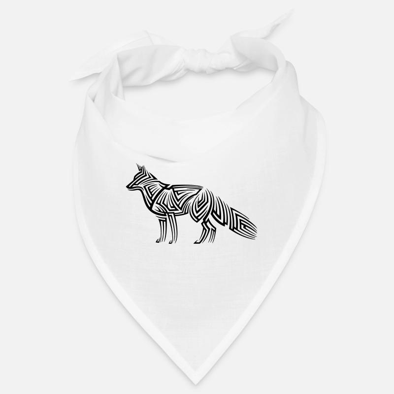 Fox Tribal Tattoo Bandana