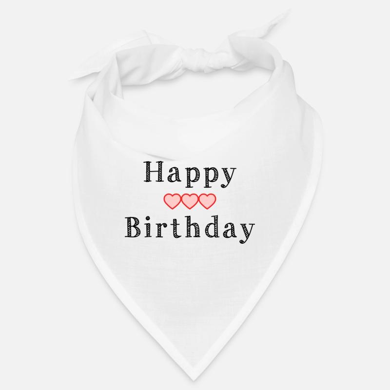 HAPPY BIRTHDAY. ANNIVERSAIRE. Bandana