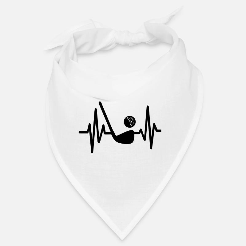 Golf Herzschlag Bandana